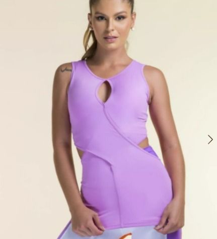 REGATA TRANSPASSADA LILAS P