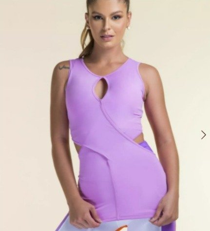 REGATA TRANSPASSADA LILAS P