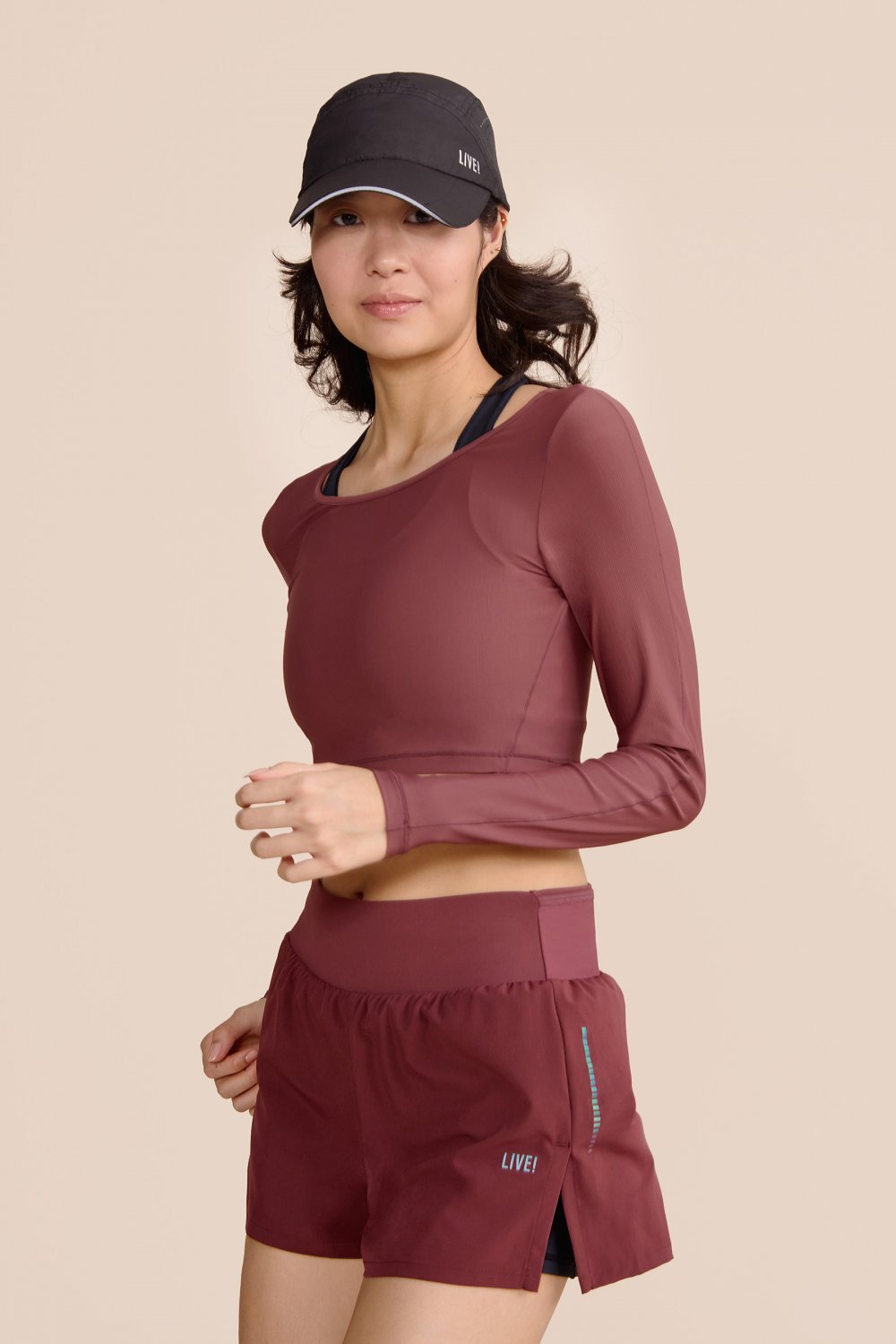 Camiseta Cropped ML Harmony