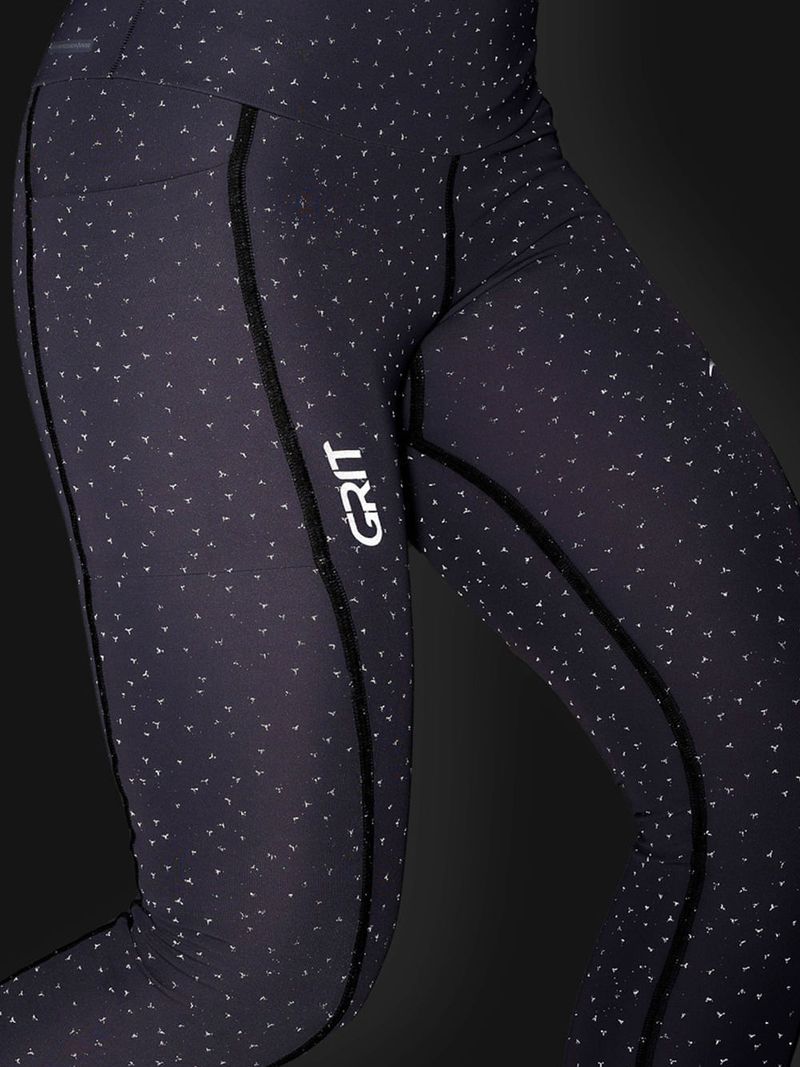 Legging Grit Bossa 3 Bolsos Reflect Preto 1