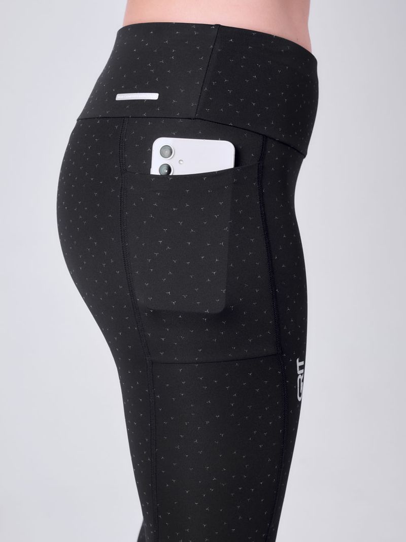 Legging Grit Bossa 3 Bolsos Reflect Preto 5