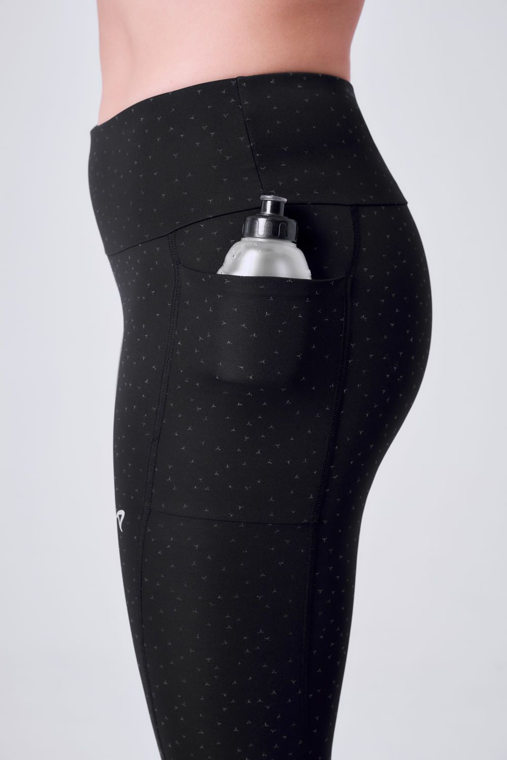 Legging Grit Bossa 3 Bolsos Reflect Preto 6