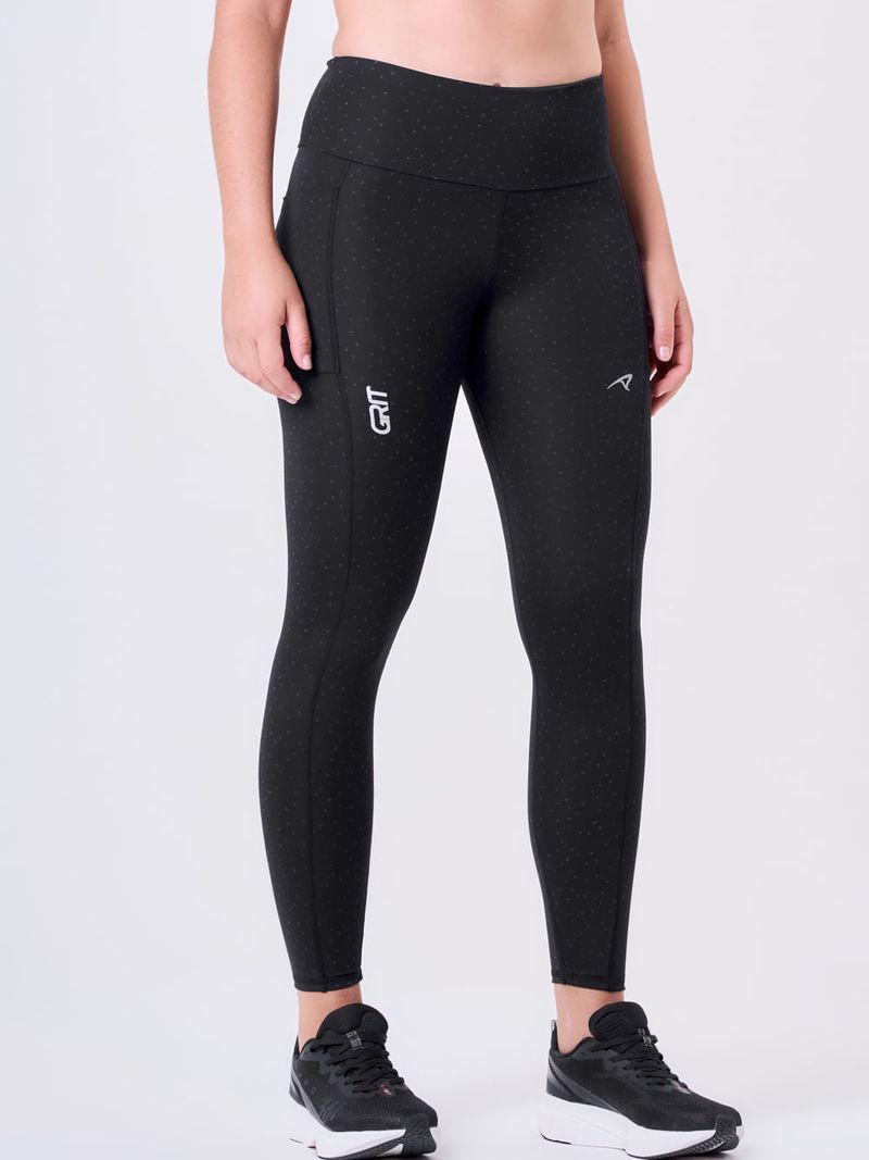 Legging Grit Bossa 3 Bolsos Reflect Preto 7