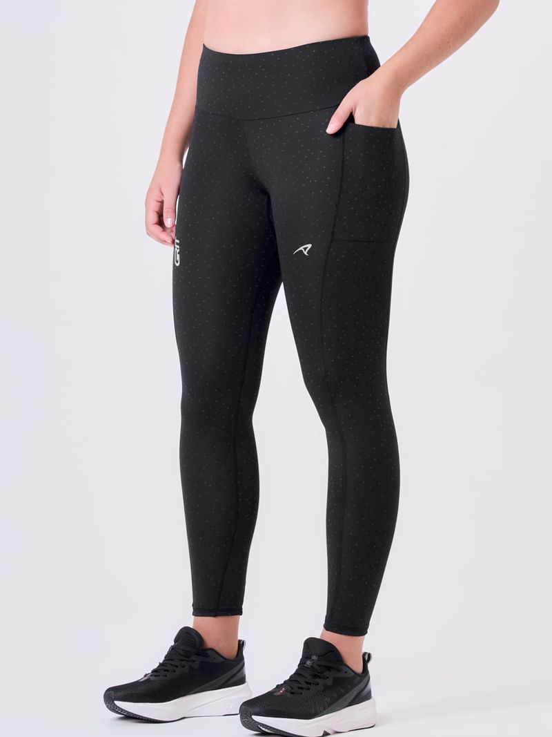 Legging Grit Bossa 3 Bolsos Reflect Preto 8