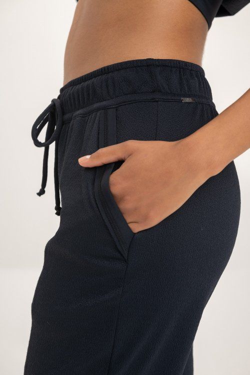 Calça Jacquard Street Noir Black 2