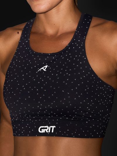Top Grit Bossa Ajustavel 1 Bolso Nadador Reflect Preto Reflect